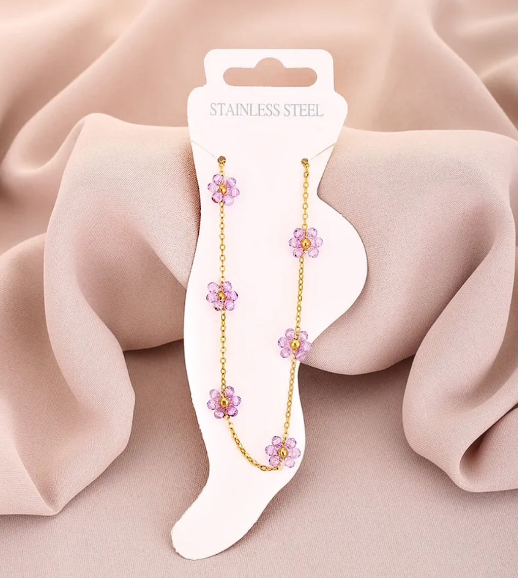 Fußkette CRYSTAL BLOOM