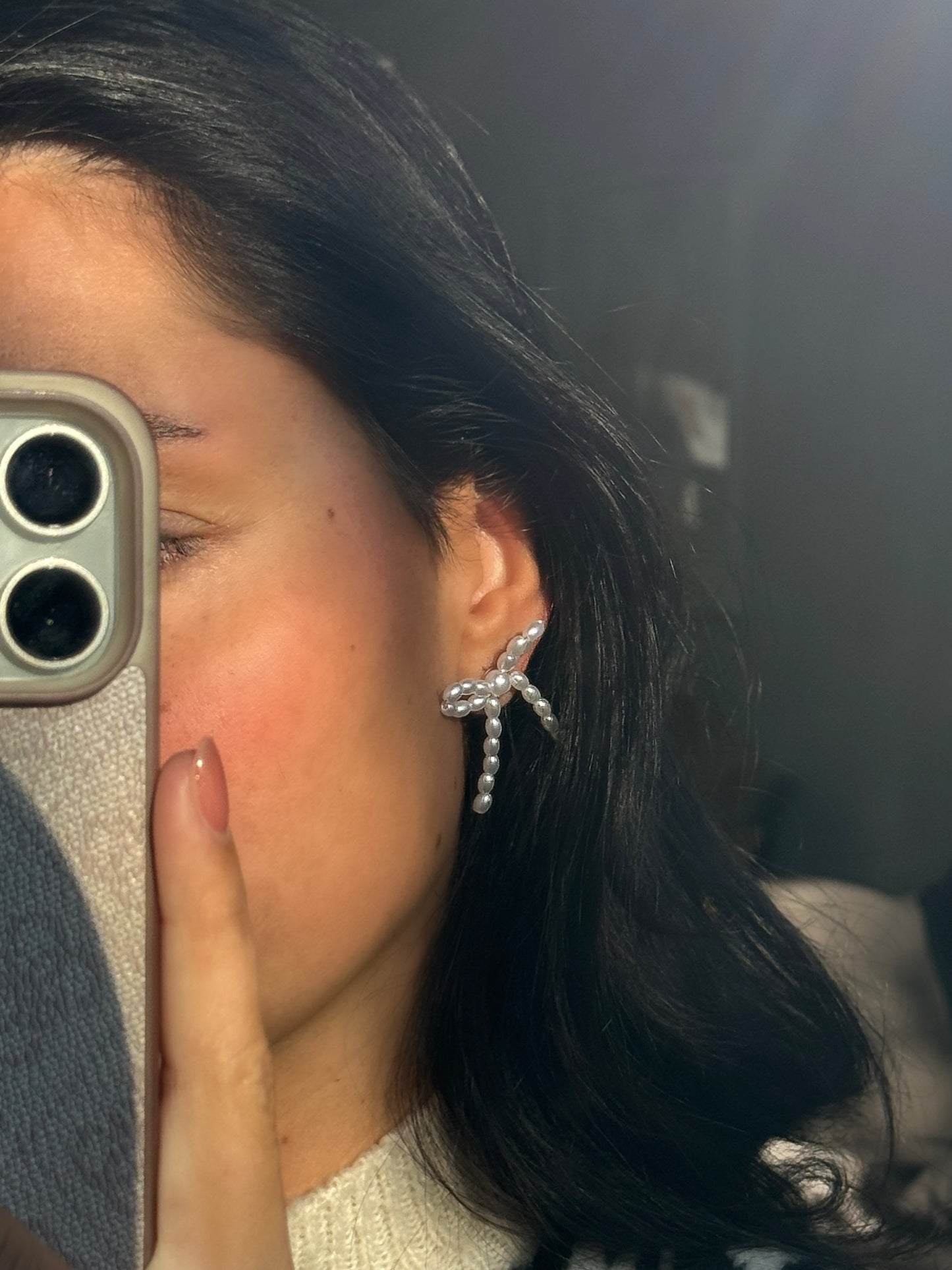 Ohrringe PEARLY BOW