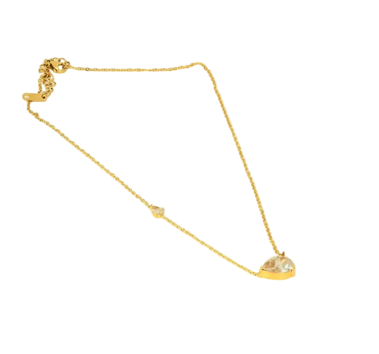 Golden Pear Necklace