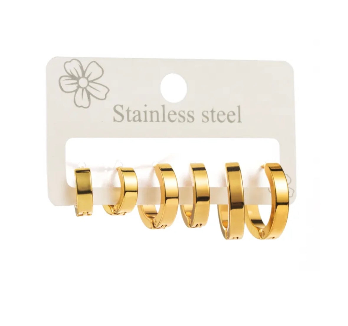 Creolen Set BASIC (Gold/Silber)
