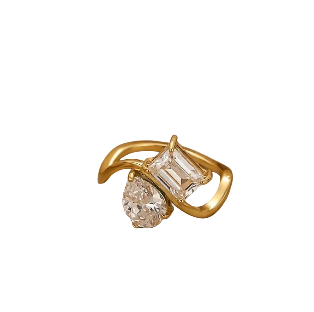 Golden Duo Ring – Mai Kollektion „Golden Glow“ (Limited Edition)