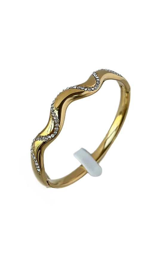 Golden Wave Bangle – April Kollektion „Fresh Light“ (Limited Edition)