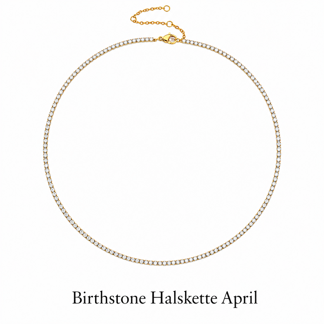 Birthstone Tennis Halskette