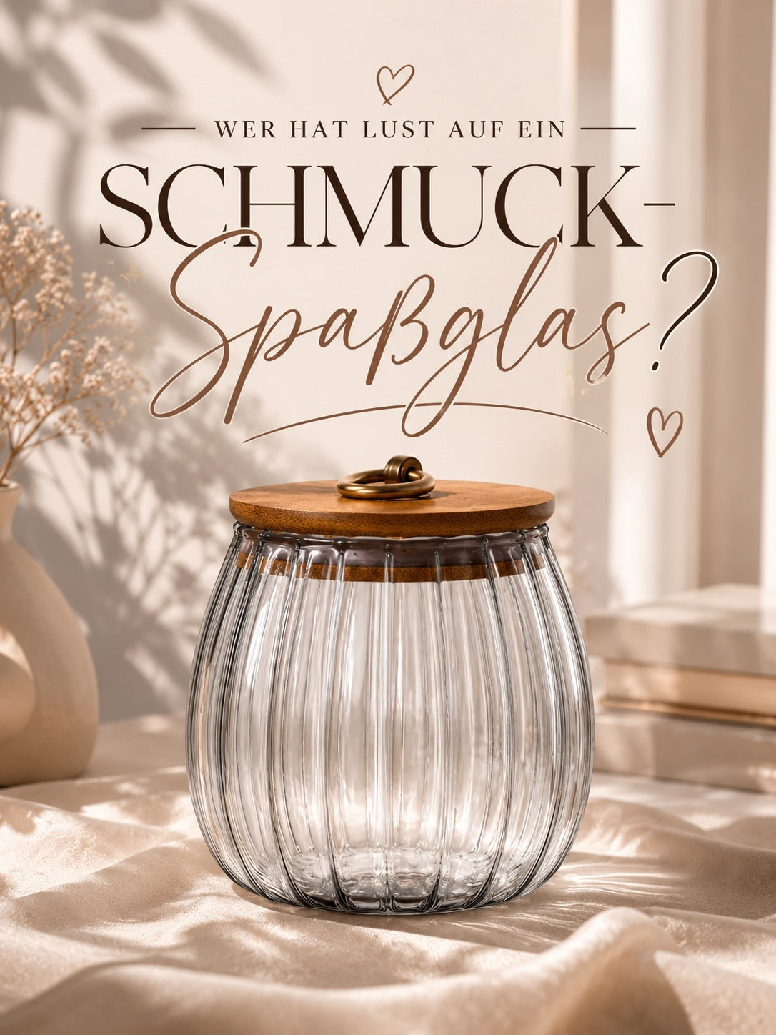 Schmuck Spaßglas