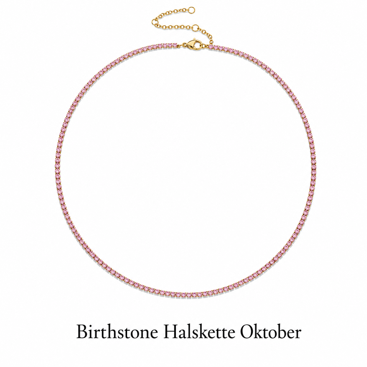 Birthstone Tennis Halskette