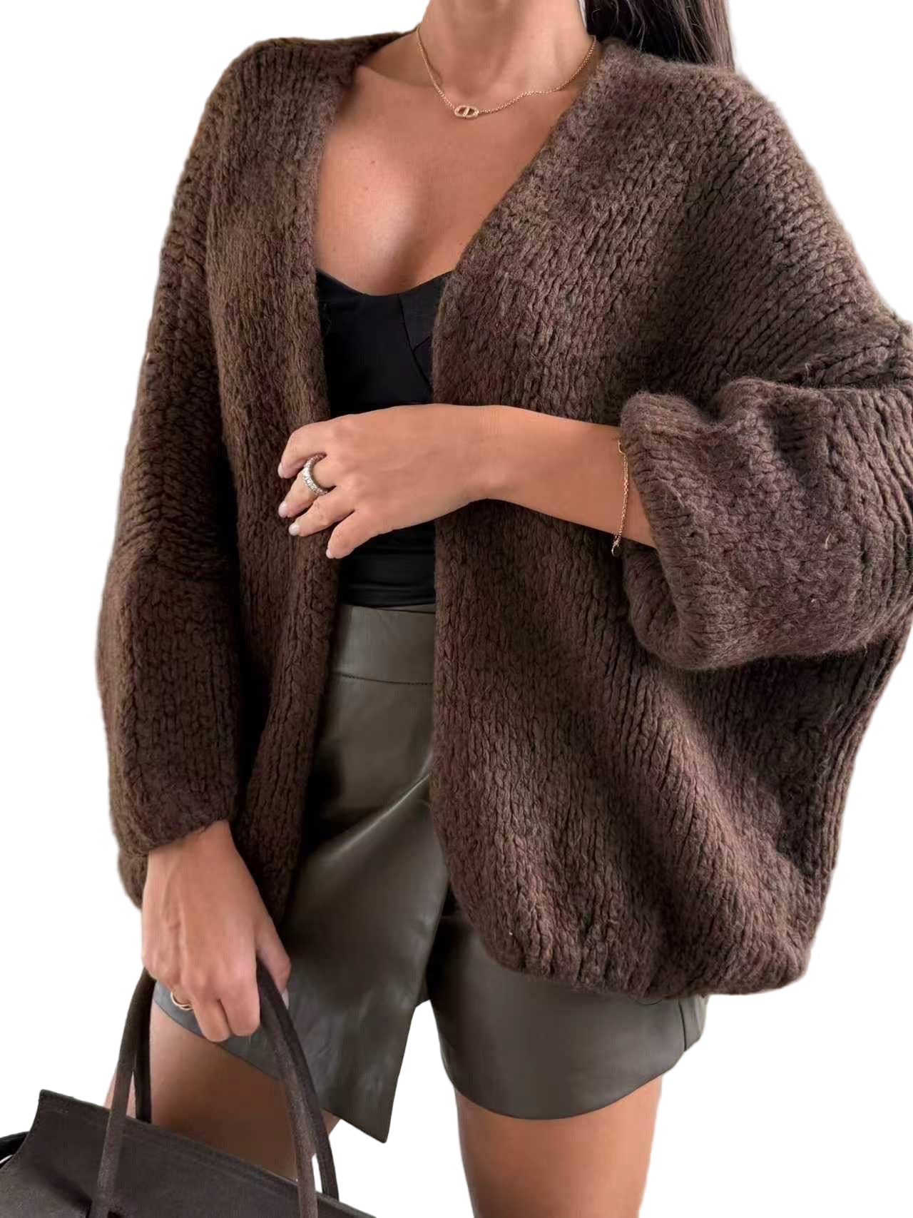 Cardigan / Schokolade