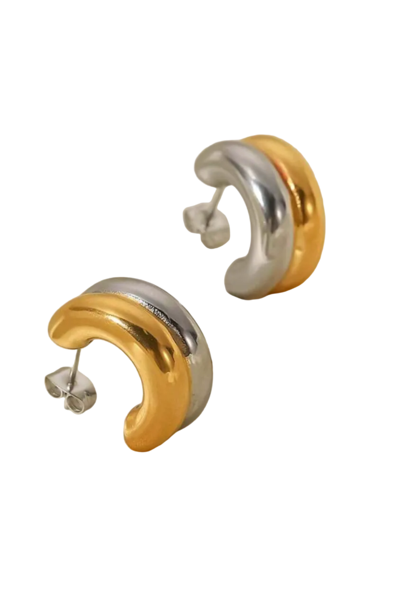 Bicolor Curve Ohrringe
Soft Bloom Kollektion · Limited Edition