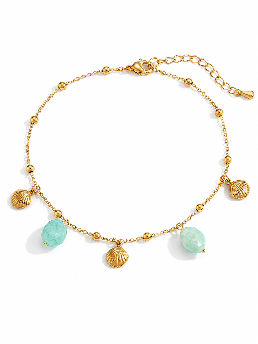 Mykonos Fußkette – Juli Kollektion „Sun Kissed“ (Limited Edition)