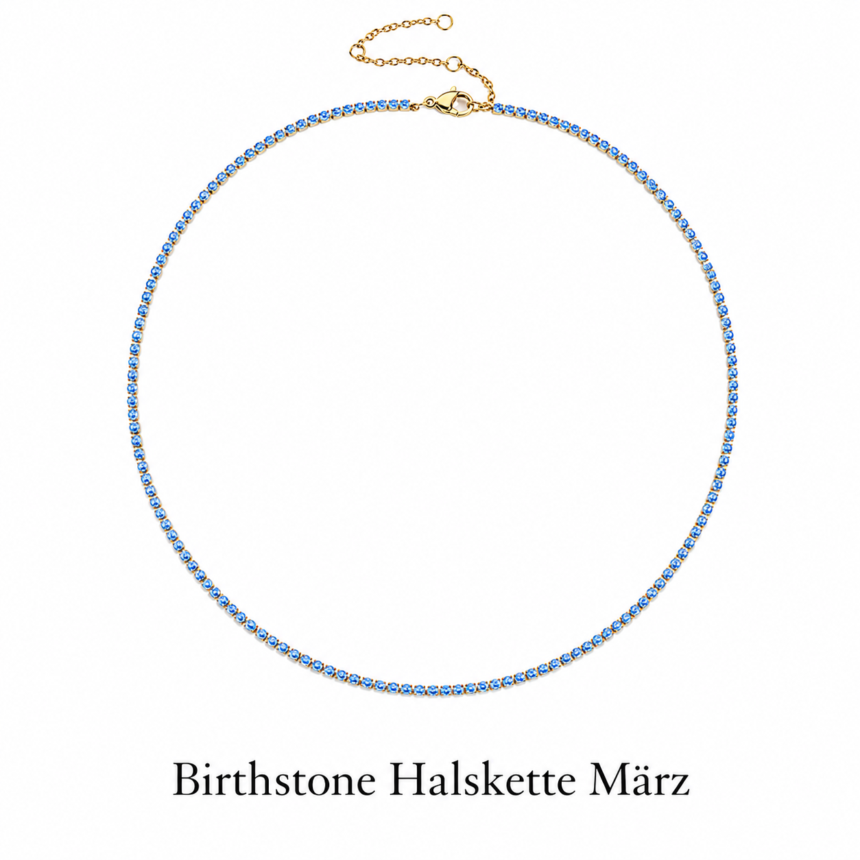 Birthstone Tennis Halskette
