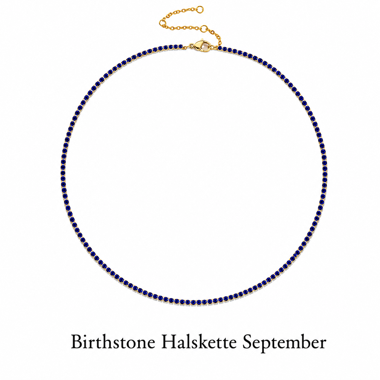 Birthstone Tennis Halskette