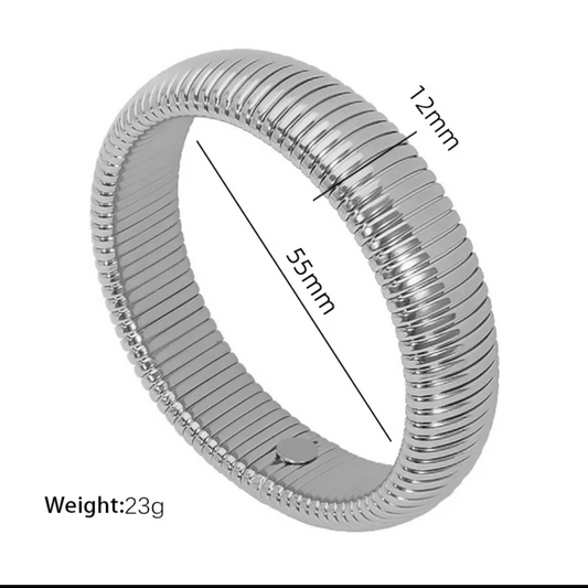 Fresh Glow Bangle (Silber) – April Kollektion „Fresh Light“ (Limited Edition)