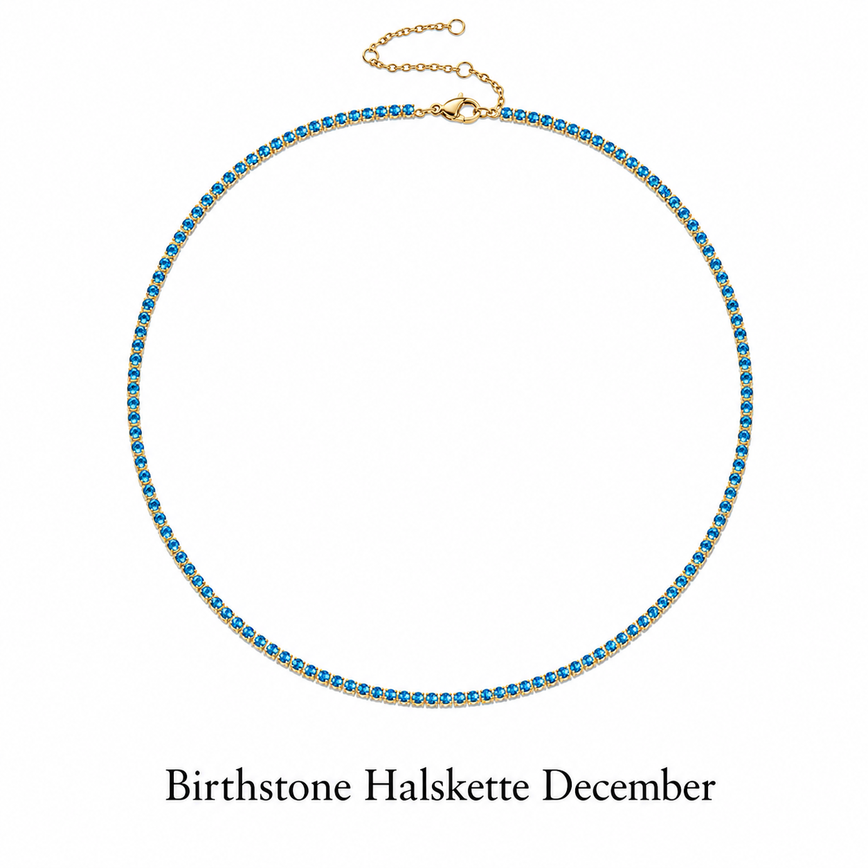 Birthstone Tennis Halskette