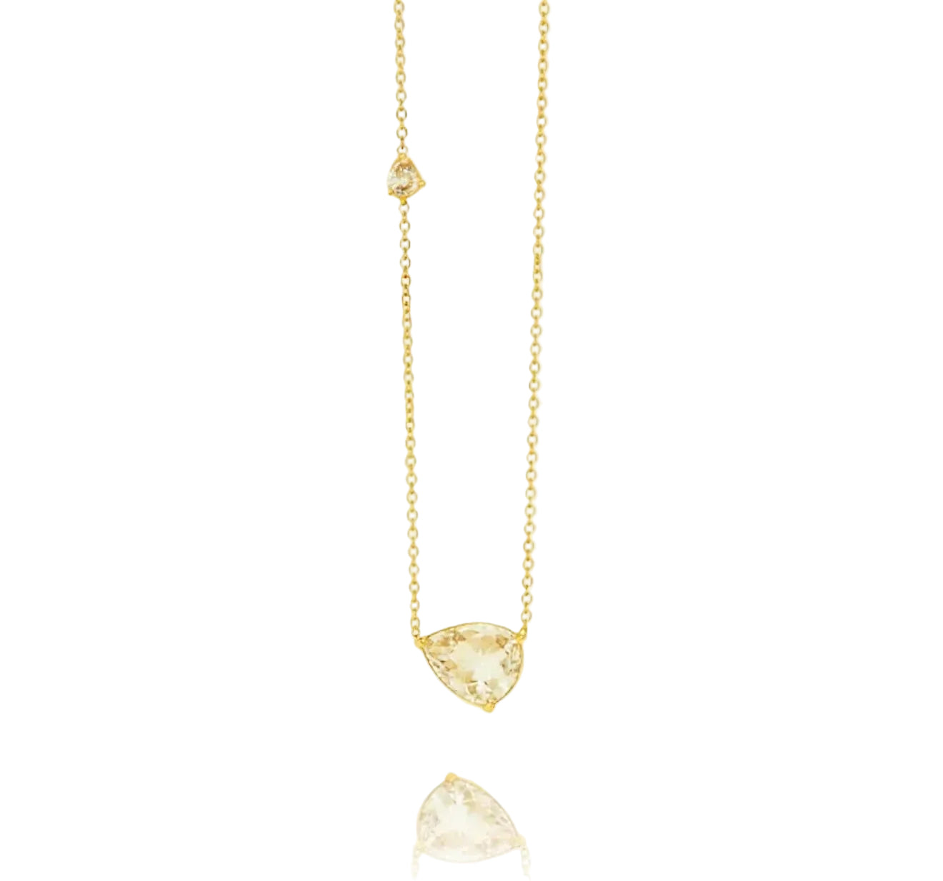 Golden Pear Necklace