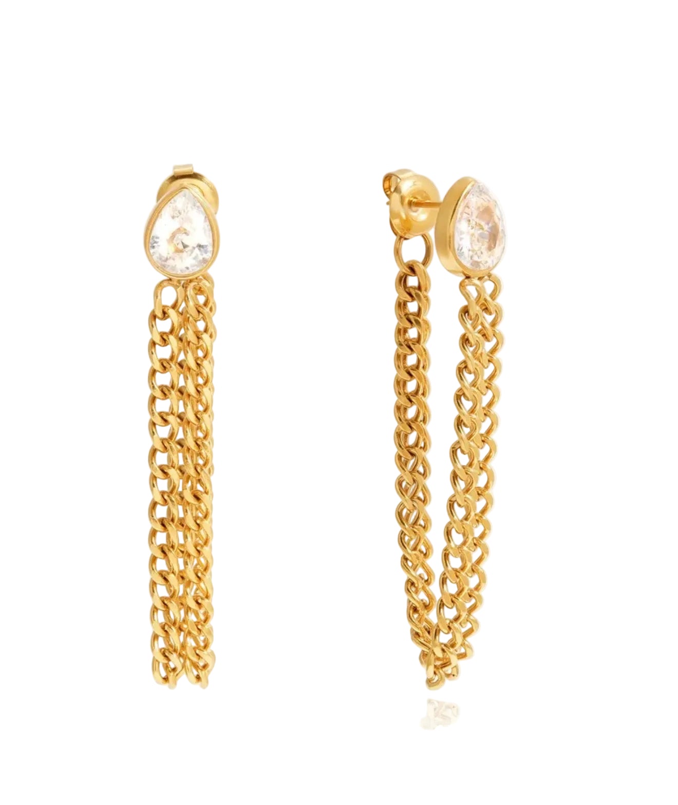 Golden Chain Ohrringe – Mai Kollektion „Golden Glow“ (Limited Edition)