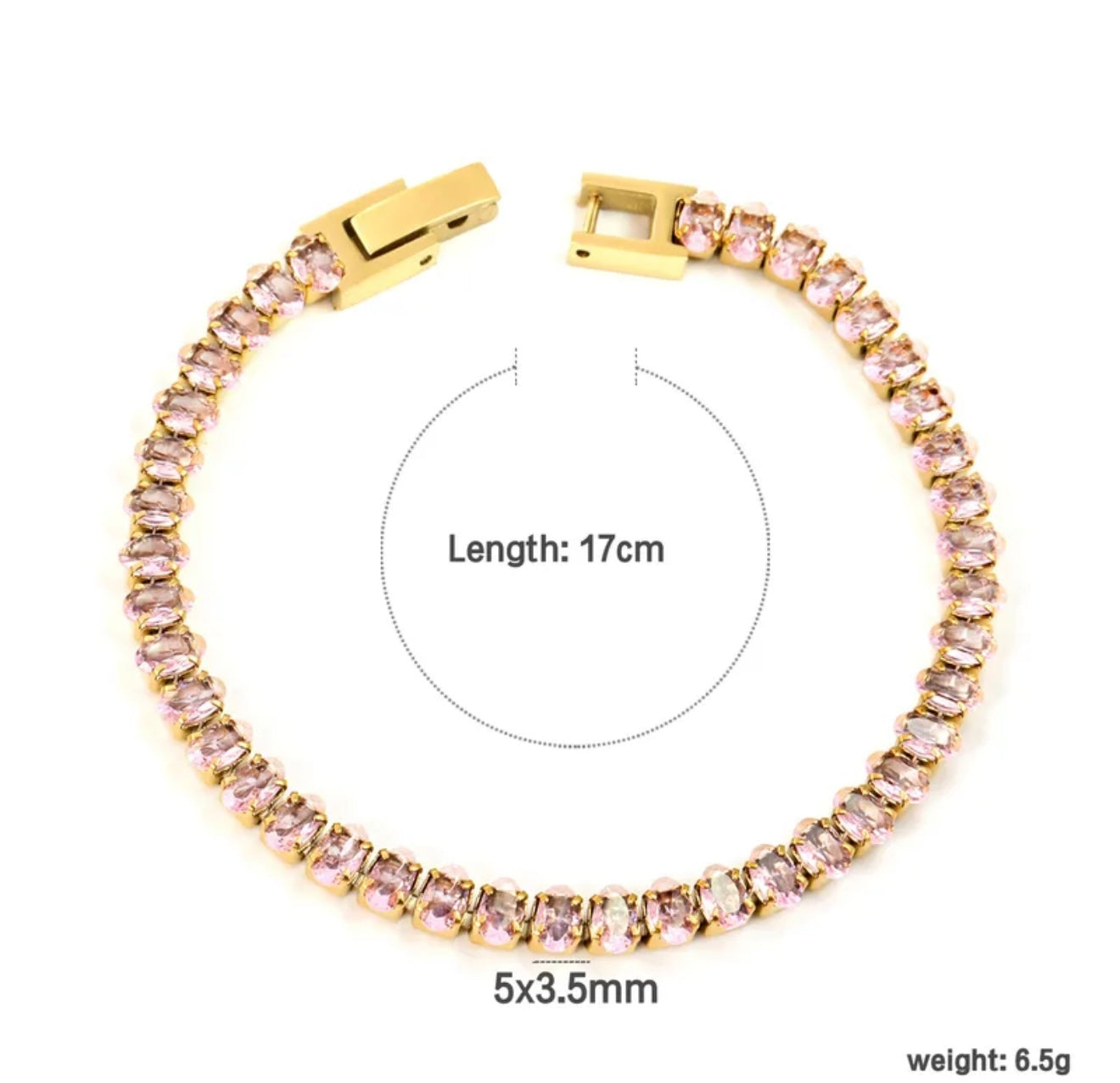 Armband Diamond Pink