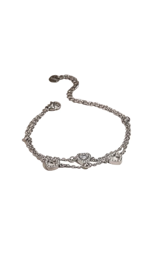 Armband LOVE Double Chain
